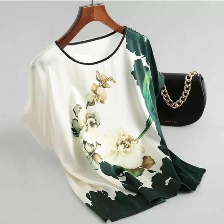 Plus size flora blouse for women - Image 2