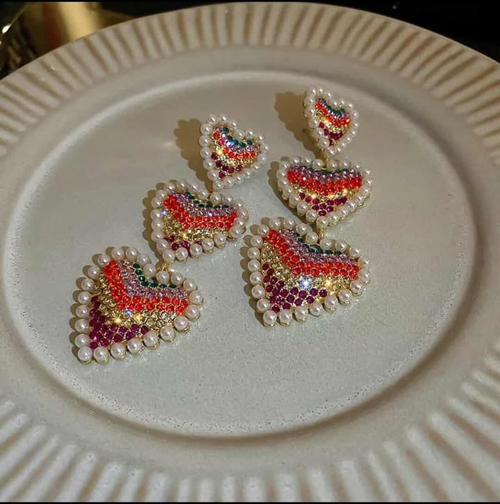 3heart shape with pearl - Image 3