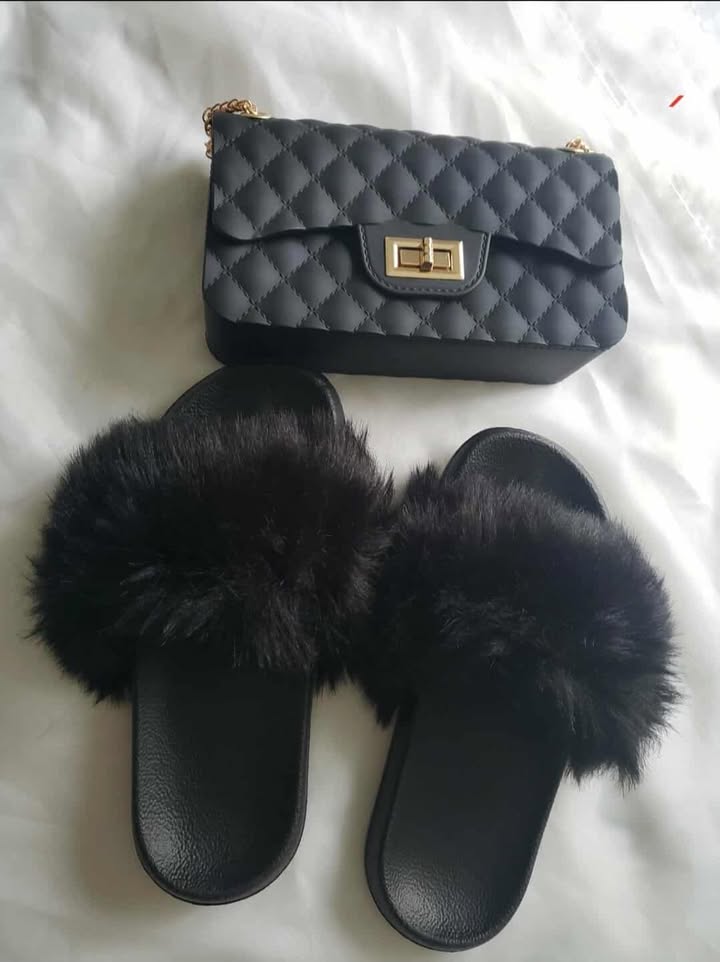 Fur slippers - Image 7